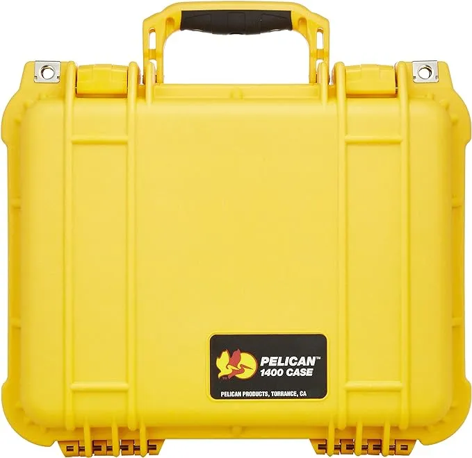 Pelican 1400 Case w/Foam (Yellow)