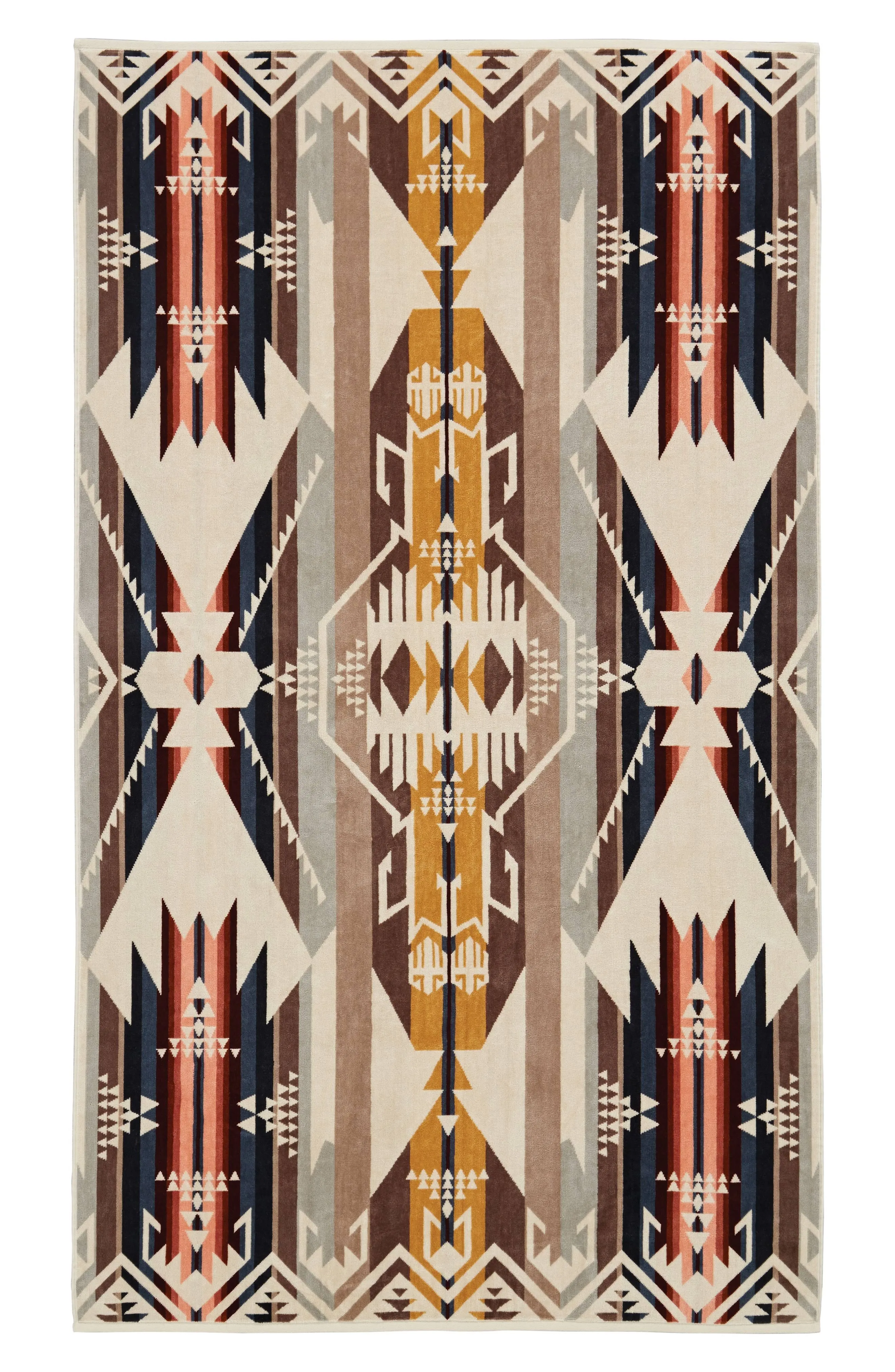 Pendleton Oversized Jacquard Towel - White Sands