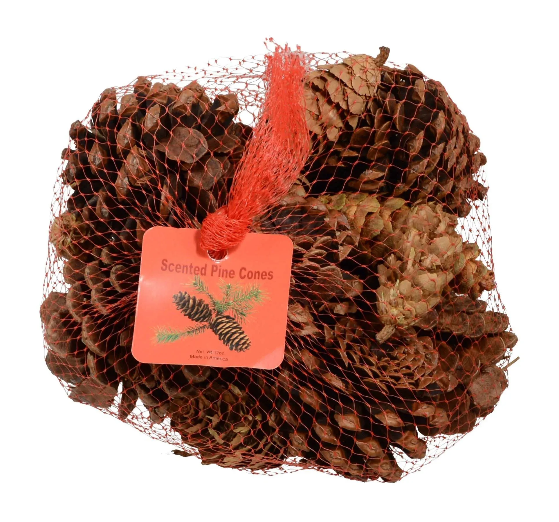 Innovative Fragrances Inc. Cinnamon Scented Pine Cones 12 Ounce Bulk Bag, Made in The USA, Bowl Filler, Vase Filler