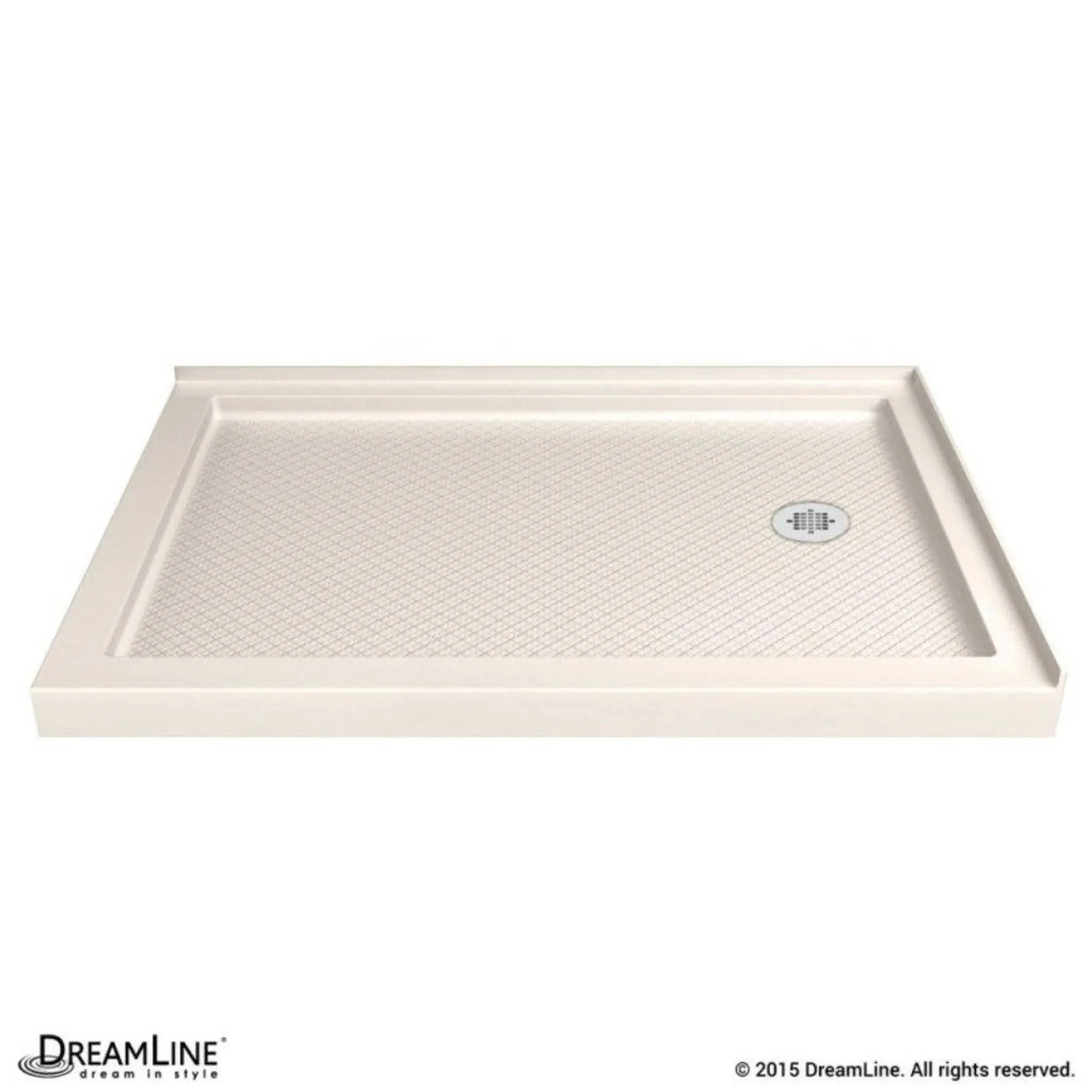 DREAMLINE DLT-103654 SLIMLINE 36 D X 54 W X 2-3/4 H DOUBLE THRESHOLD SHOWER BASE