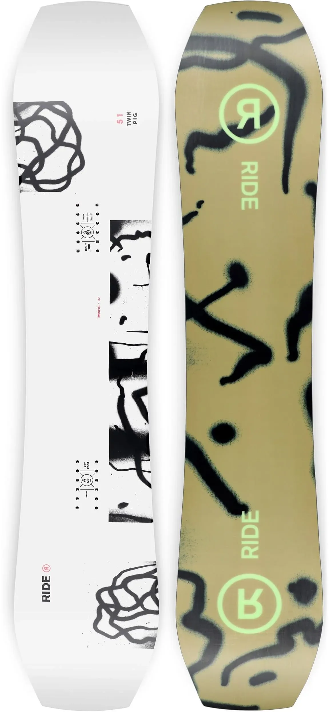 Ride Twinpig Snowboard - 2024 154