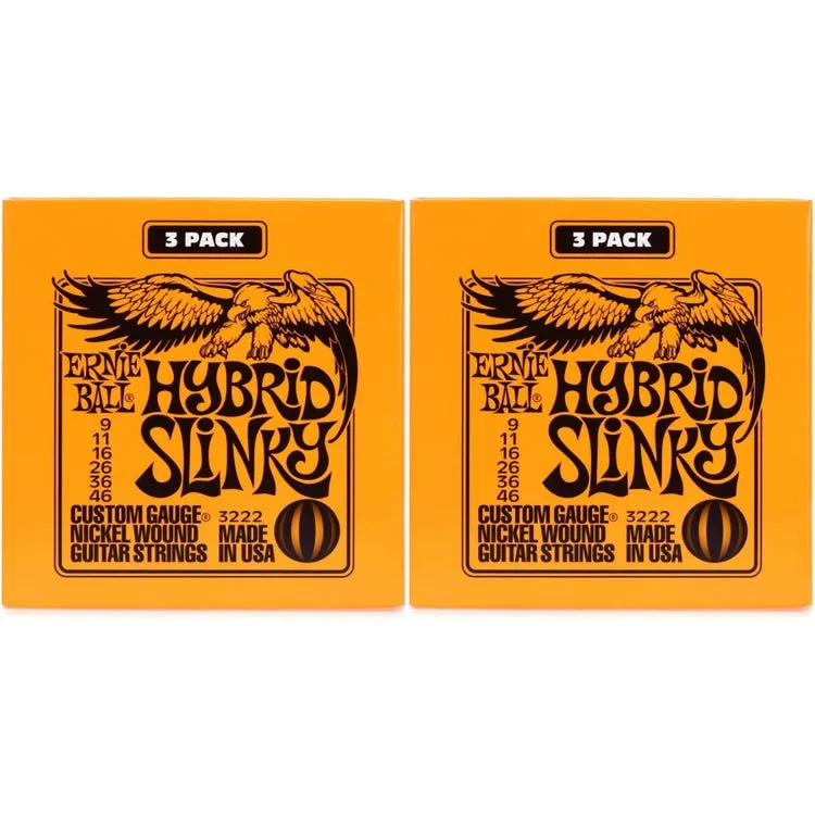 Ernie Ball Hybrid Slinky Nickel Wound Electric Guitar Strings