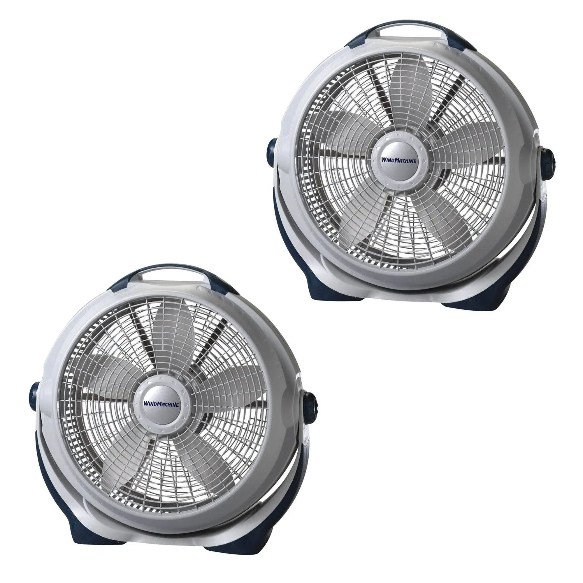 Wind Machine 20&#034; Pivoting Air Circulator Floor Fan 3 Speeds Pivoting Fan Head