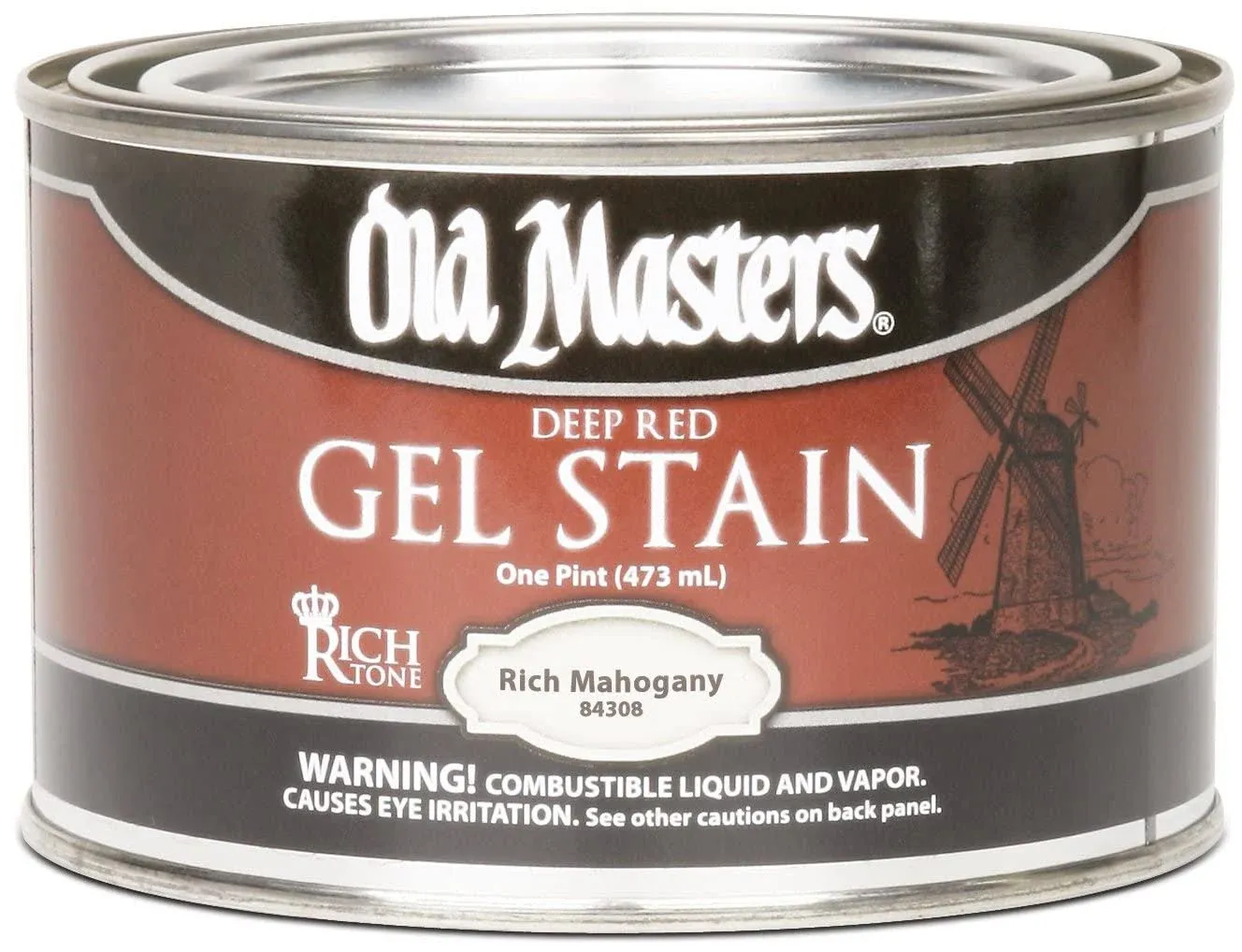 Old Masters 84308 PT Rich Mahogany Gel Stain