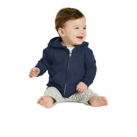 Port & Company Infant Core Fleece Full-Zip Hooded Sweatshirt