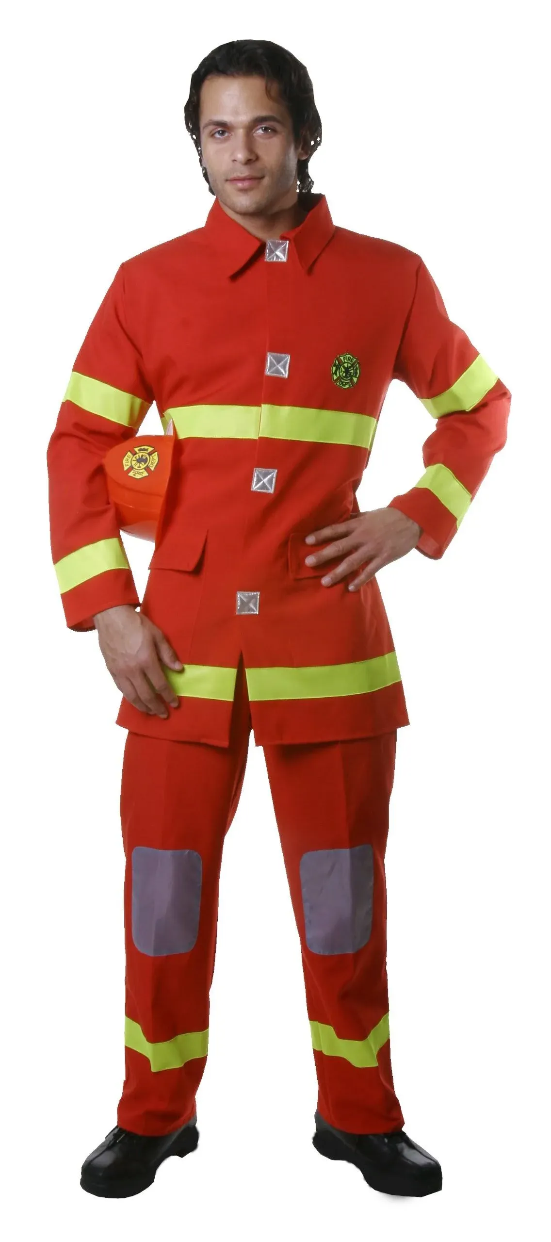 Dress Up America Adult Fire Fighter - Red - Size X-Large