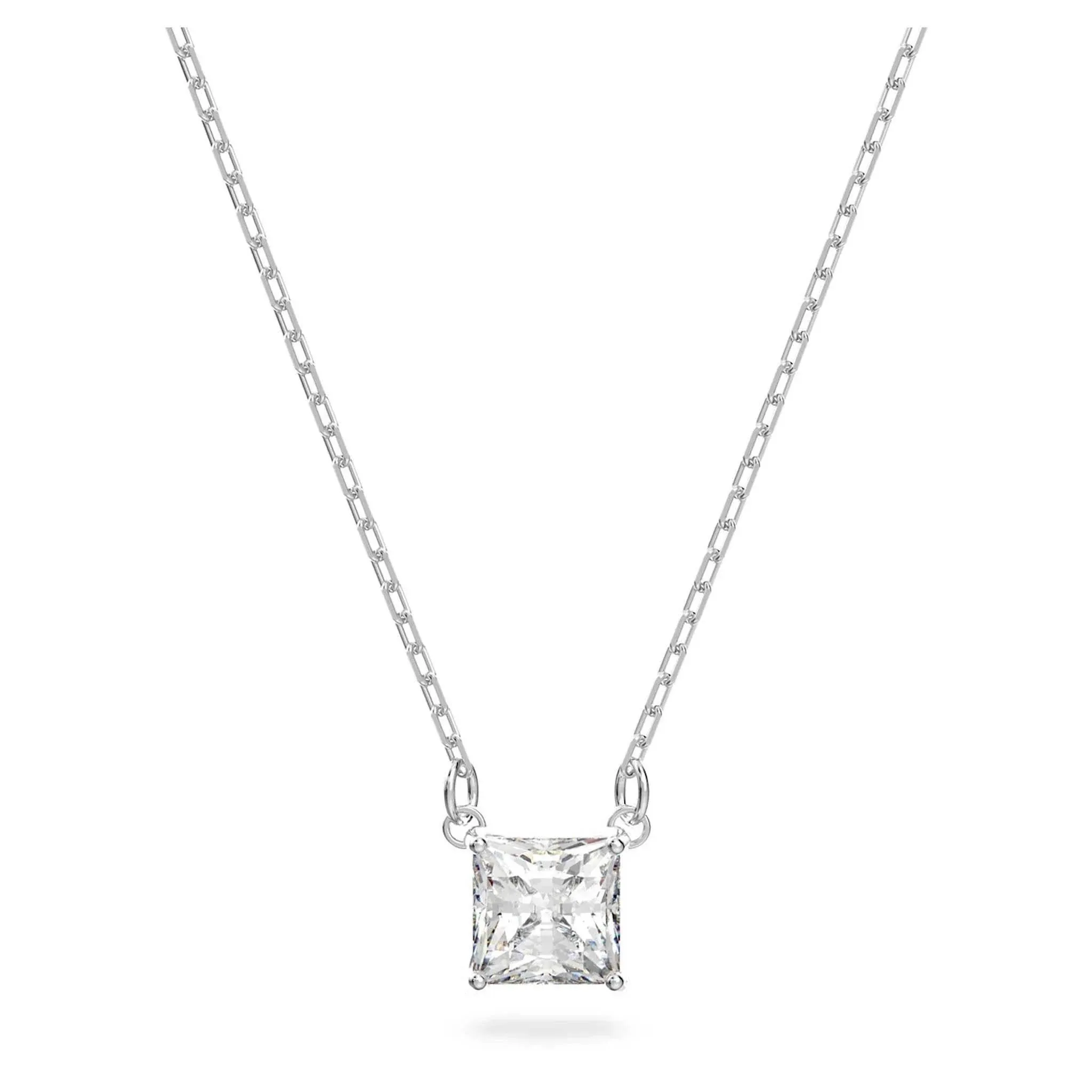 Swarovski Attract Rhodium Plated Necklace