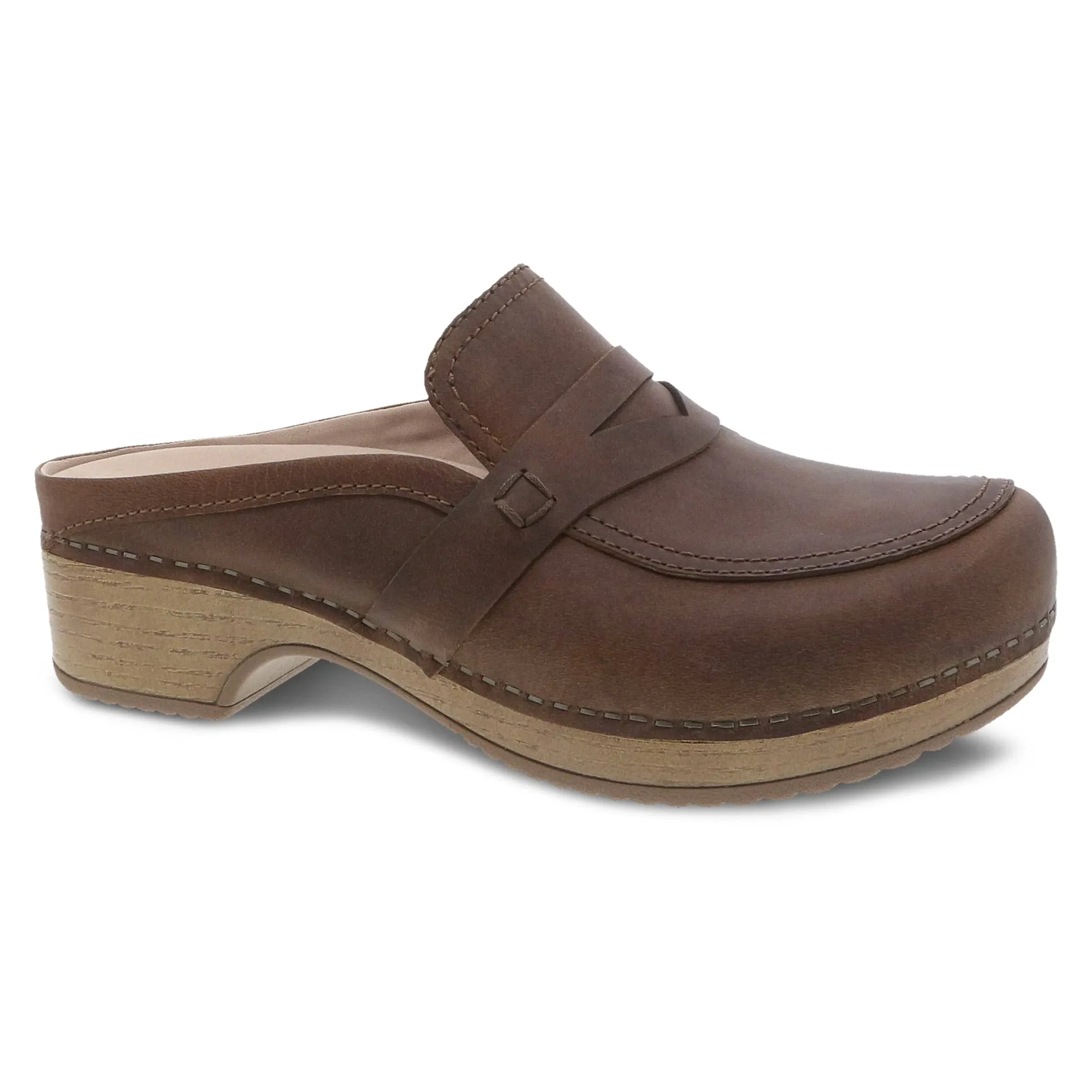 Women's Dansko Bel Mule - Brown Oiled Pull Up | Stan's Fit For Your Feet