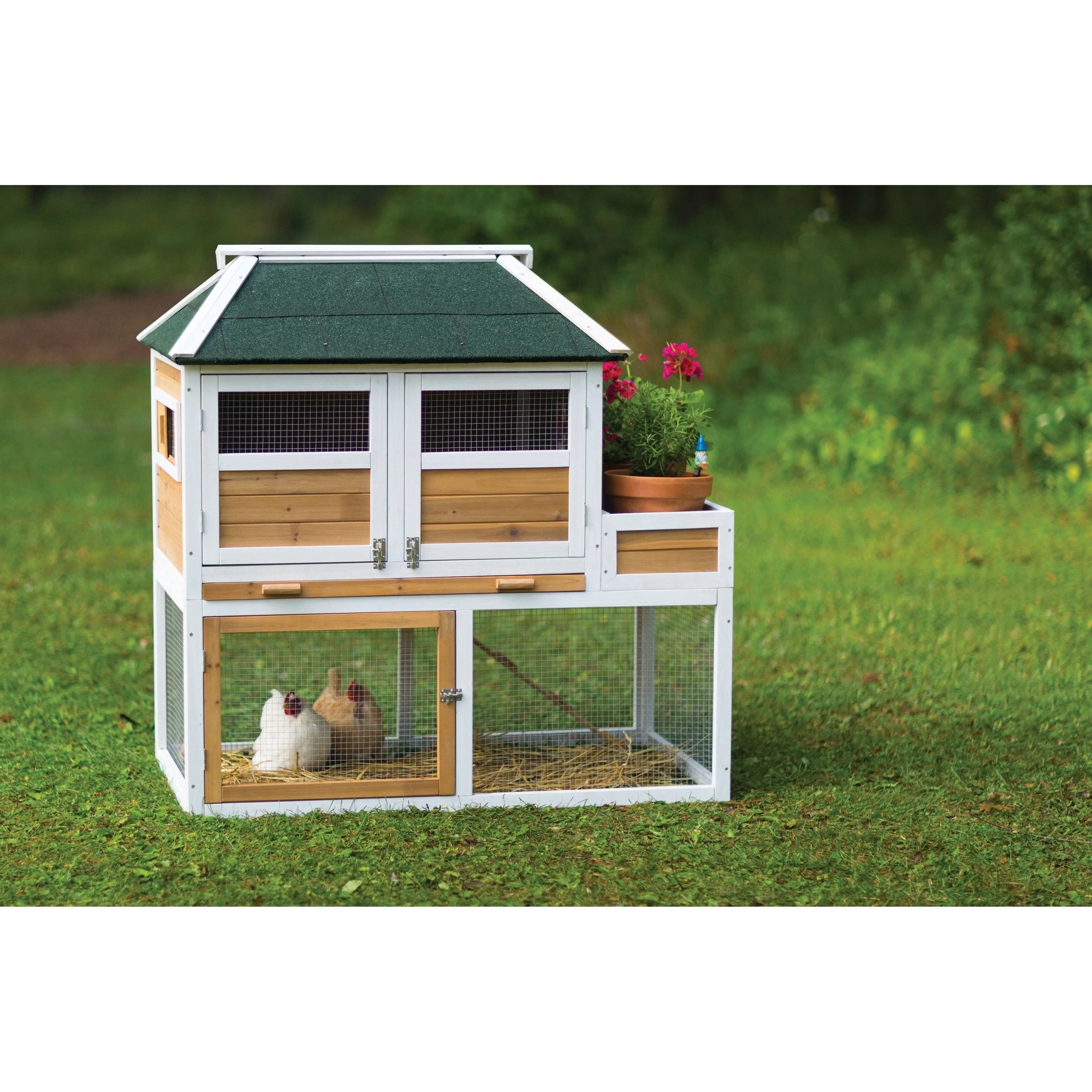 Prevue Pet Products 4701 Chicken Coop With Herb Planter