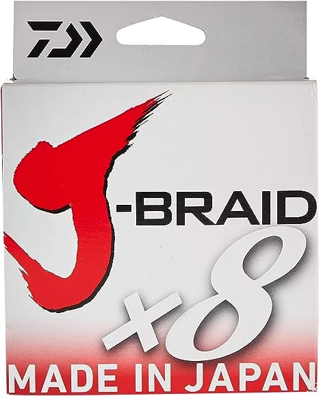 Daiwa JB8U20-300CH J-Braid Chartreuse Fishing Line 330 Yards, 20lb