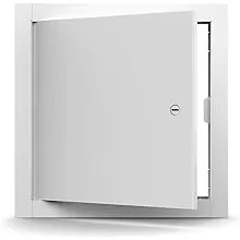 Acudor ED0606SCPC Ed-2002 Metal Access Door 6x6, Galvanized Steel, 8" Height, White