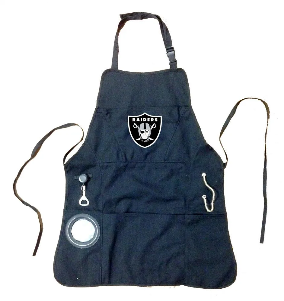 Team Sports America Oakland Raiders Black Full Apron Lowes.com