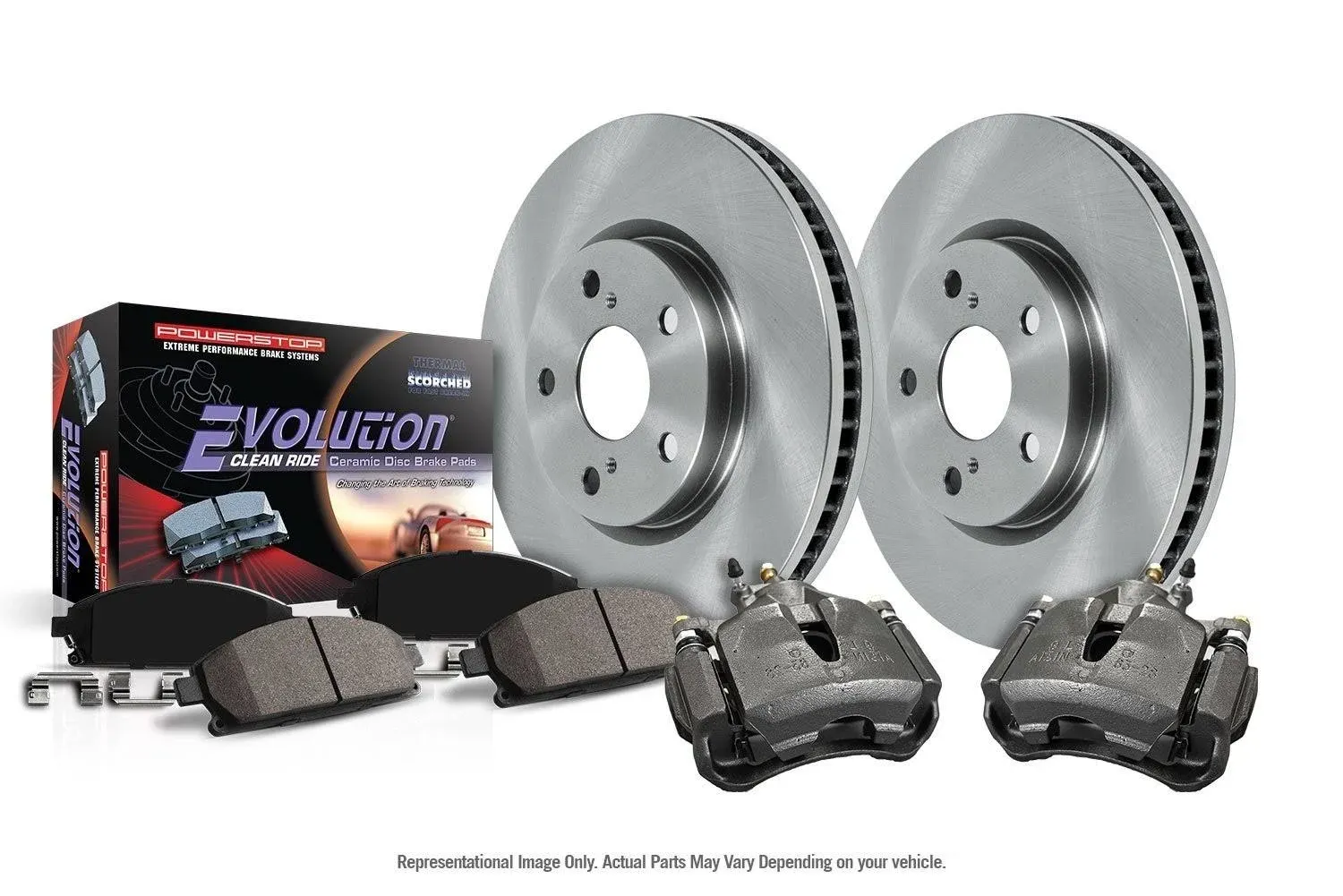 Power Stop 11-15 Chevrolet Cruze Front Autospecialty Brake Kit w/Calipers