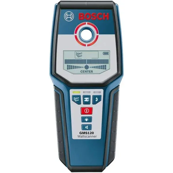 Bosch GMS120 Digital Multi-Scanner with Modes for Wood, Metal, and Live Wiring