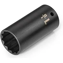 1/2 Inch Drive x 1-1/8 Inch Deep 12-Point Impact Socket