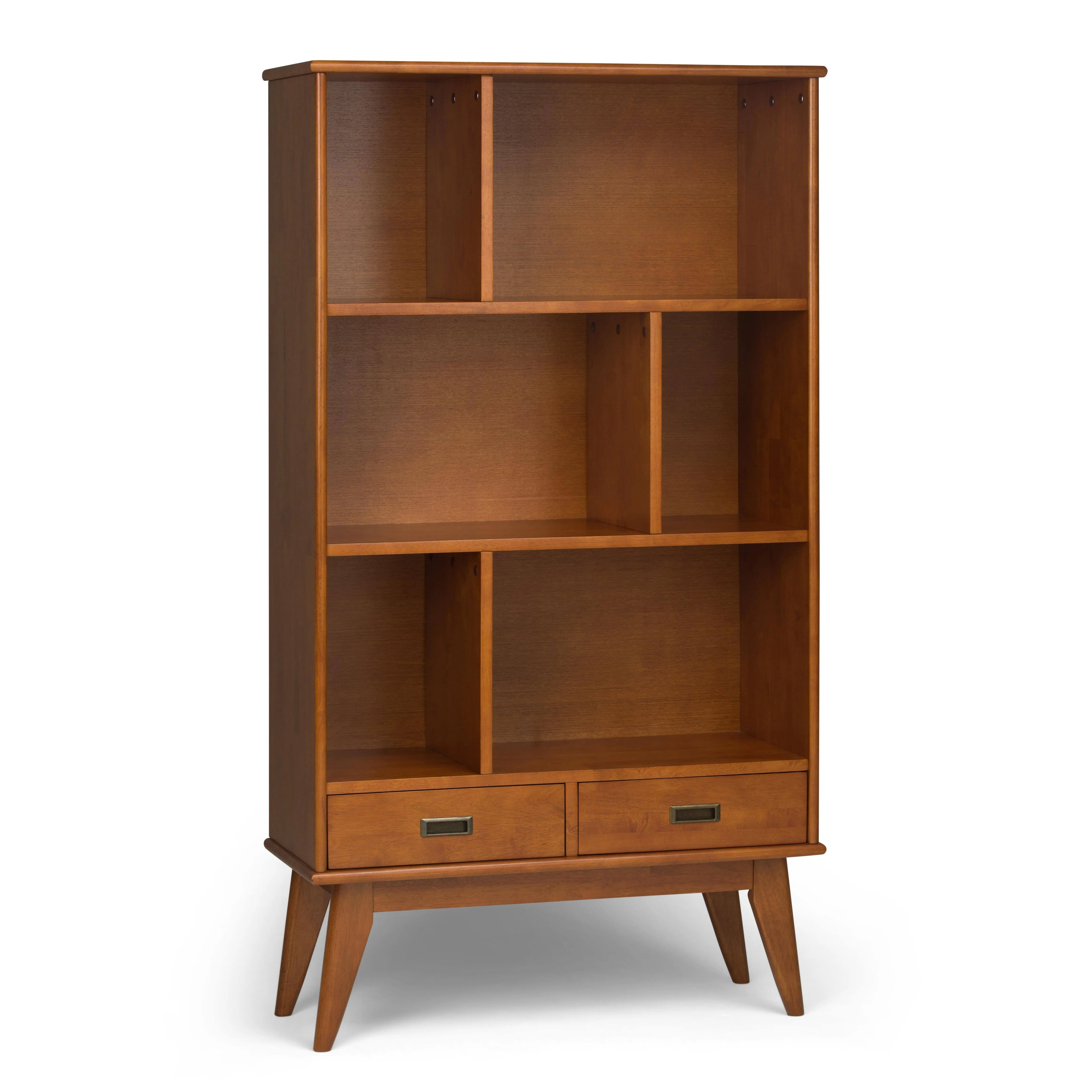 Simpli Home Draper 6 Cubby Bookcase