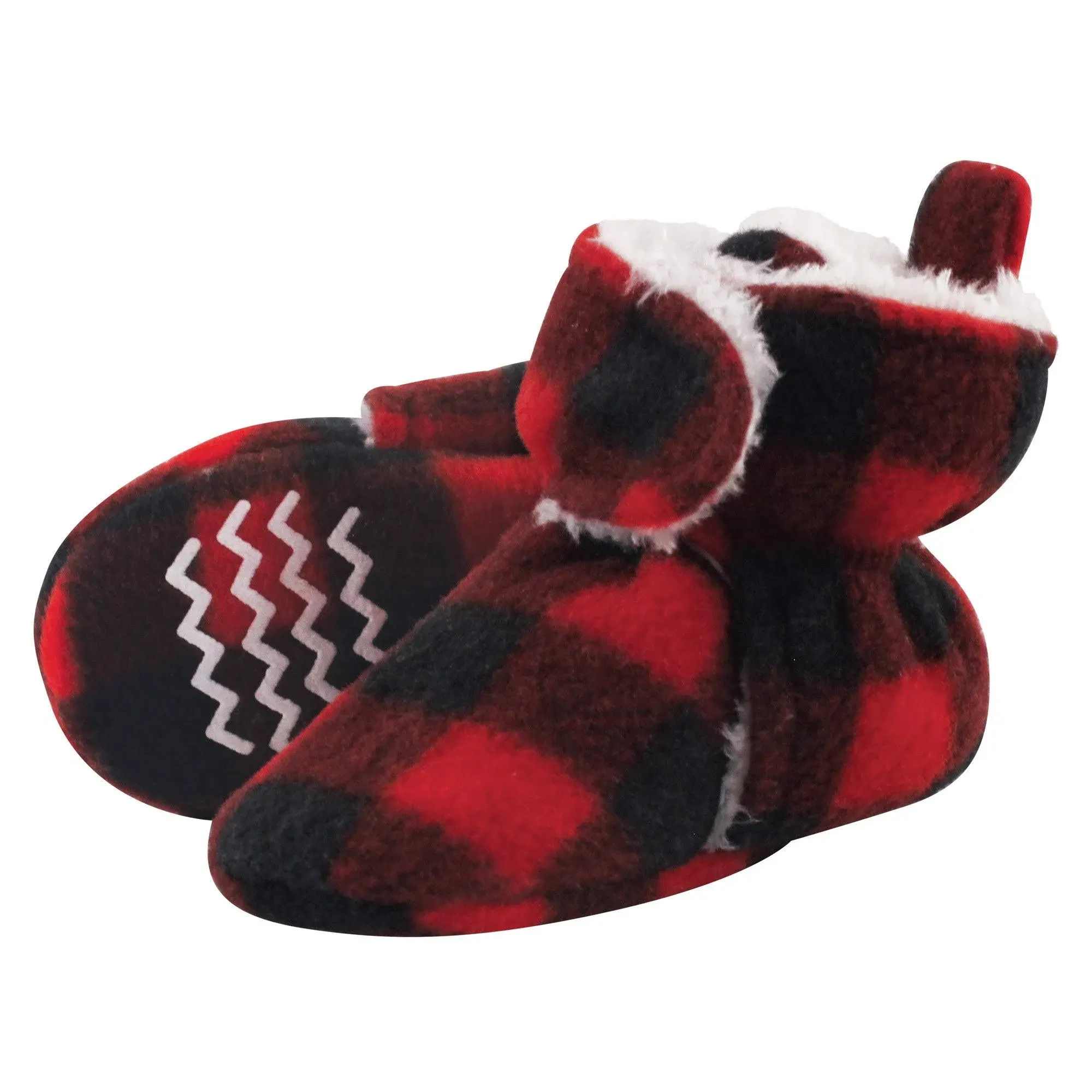 Hudson Baby Unisex Cozy Fleece and Sherpa Booties