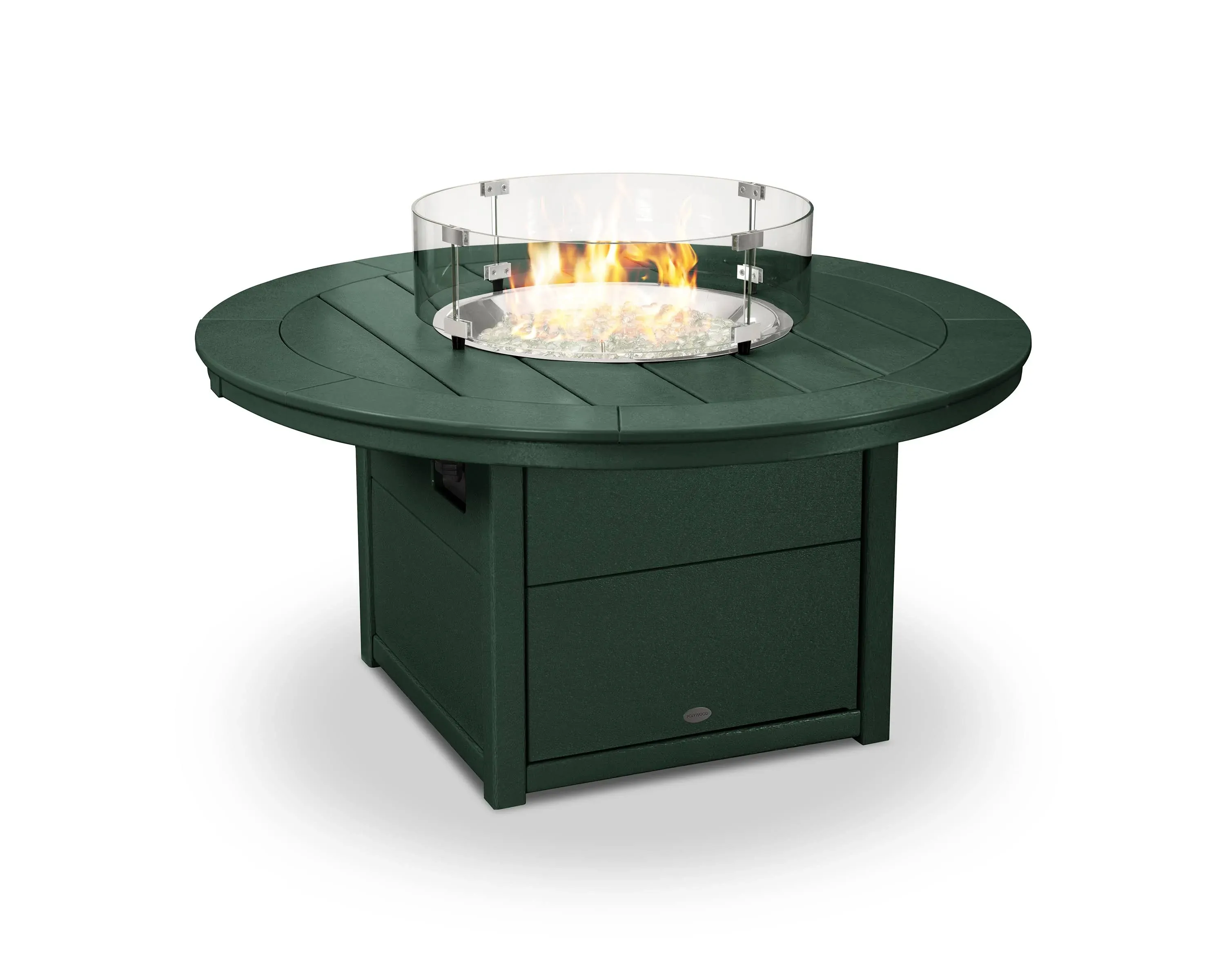 POLYWOOD 48" Round Fire Pit Table