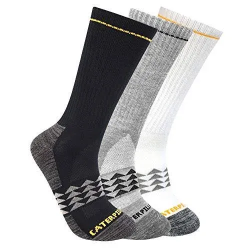 Caterpillar Men's Max Half Cushion Crew Socks