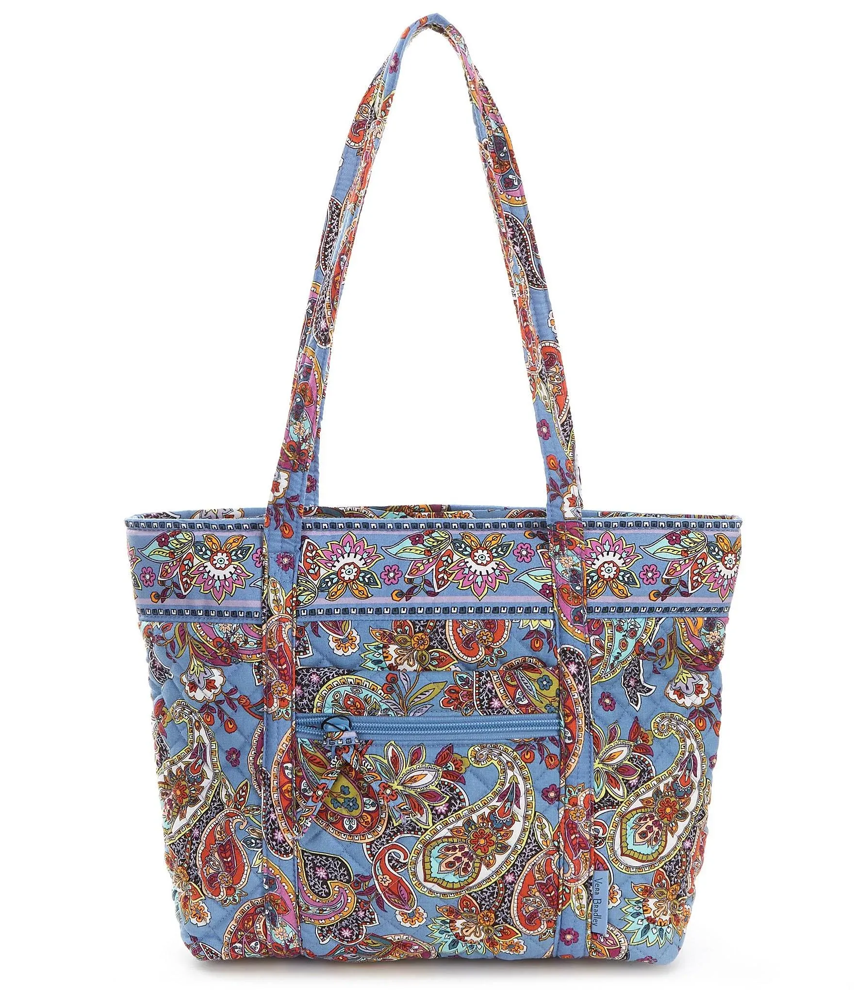 Vera Bradley Women's Cotton Small Vera Tote Bag Provence Paisley