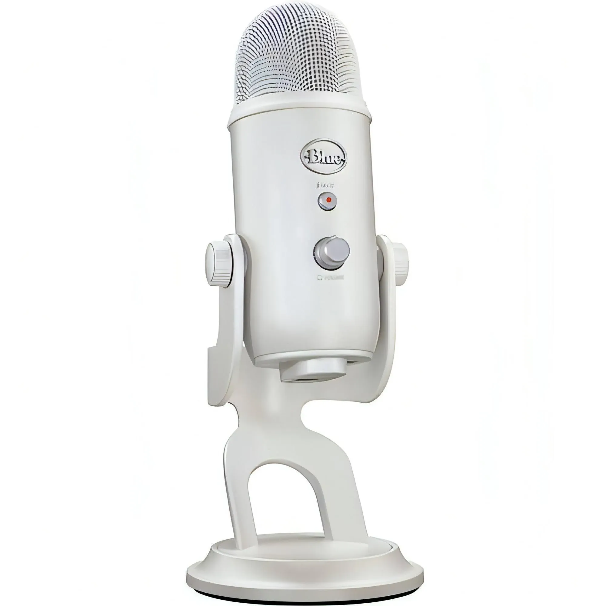 Logitech Blue Yeti Premium USB Gaming Mic - White Mist - BLUE