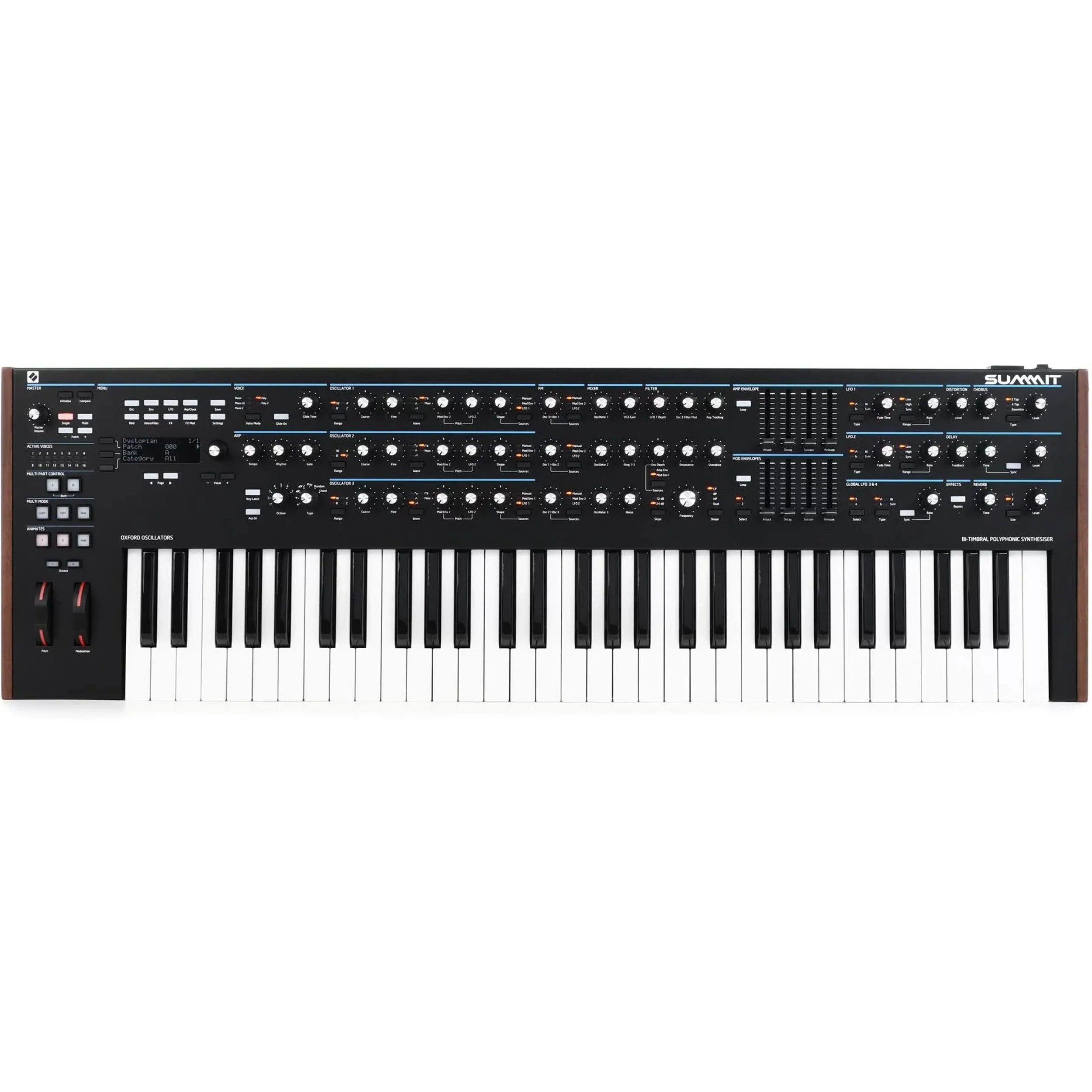 Novation Summit 61-Key 16-Voice Polyphonic Synthesizer