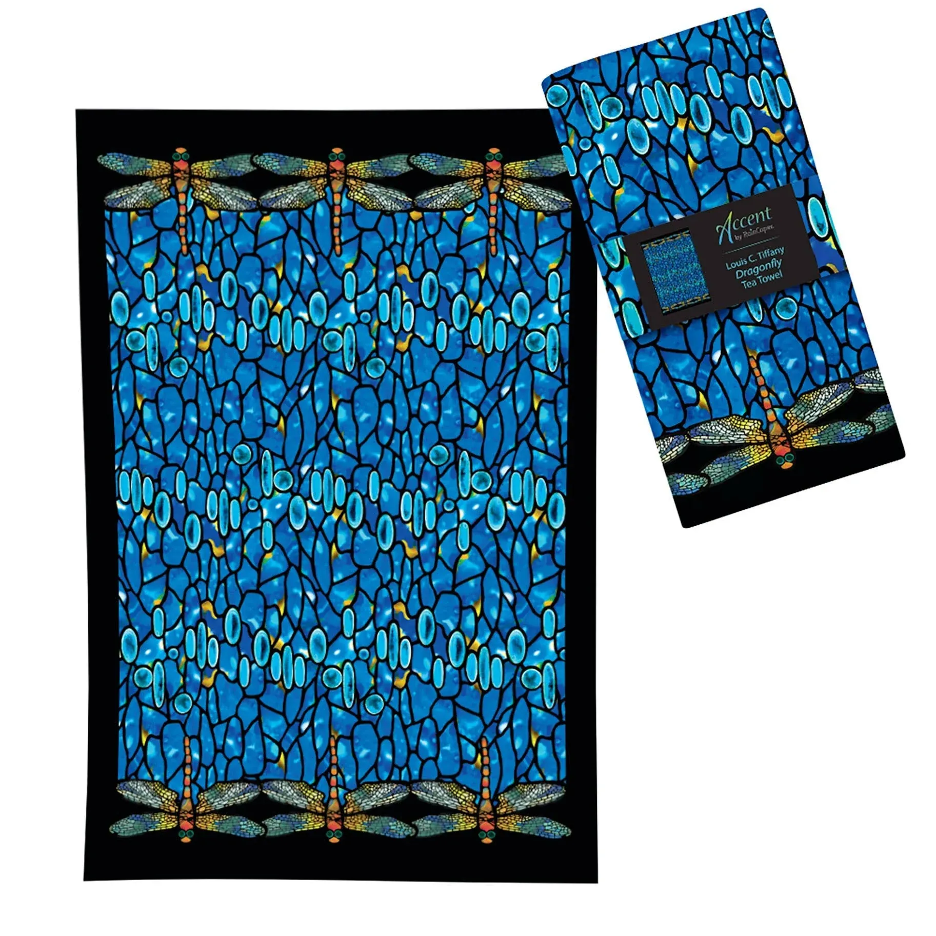 Tiffany Dragonfly Cotton Tea Towel