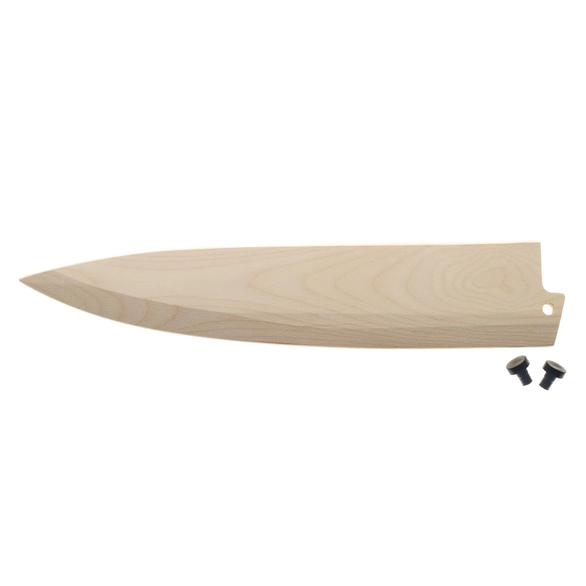 Mercer Culinary 11 1/2" x 2 1/4" Saya Birch Wood Cover for 10" Chef and Gyuto Knives M33134BIR