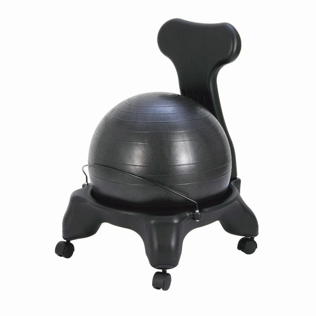 CanDo Ball Chair Plastic Mobile with Back