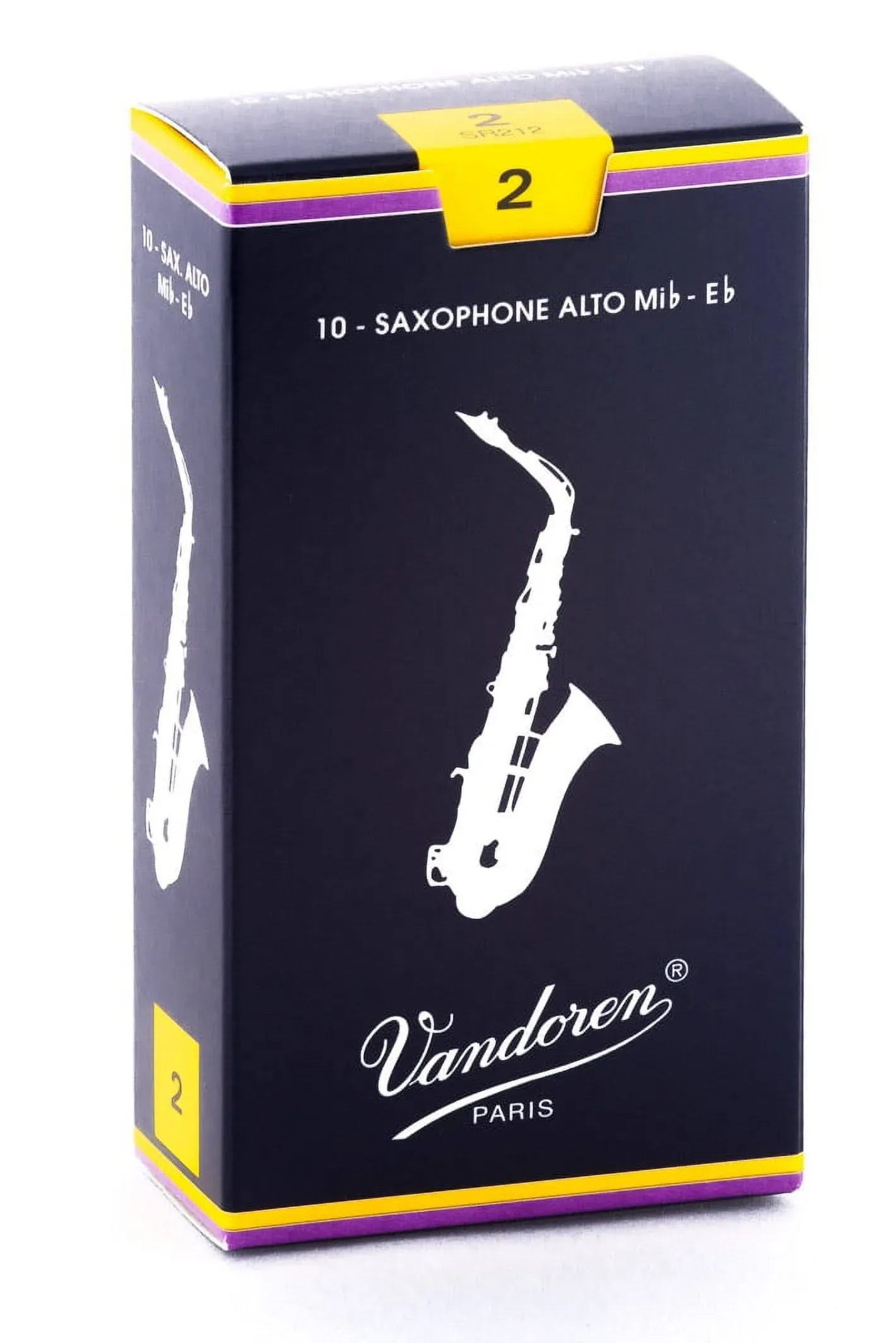 Vandoren Traditional Alto Saxophone Reeds - Box of 10 2