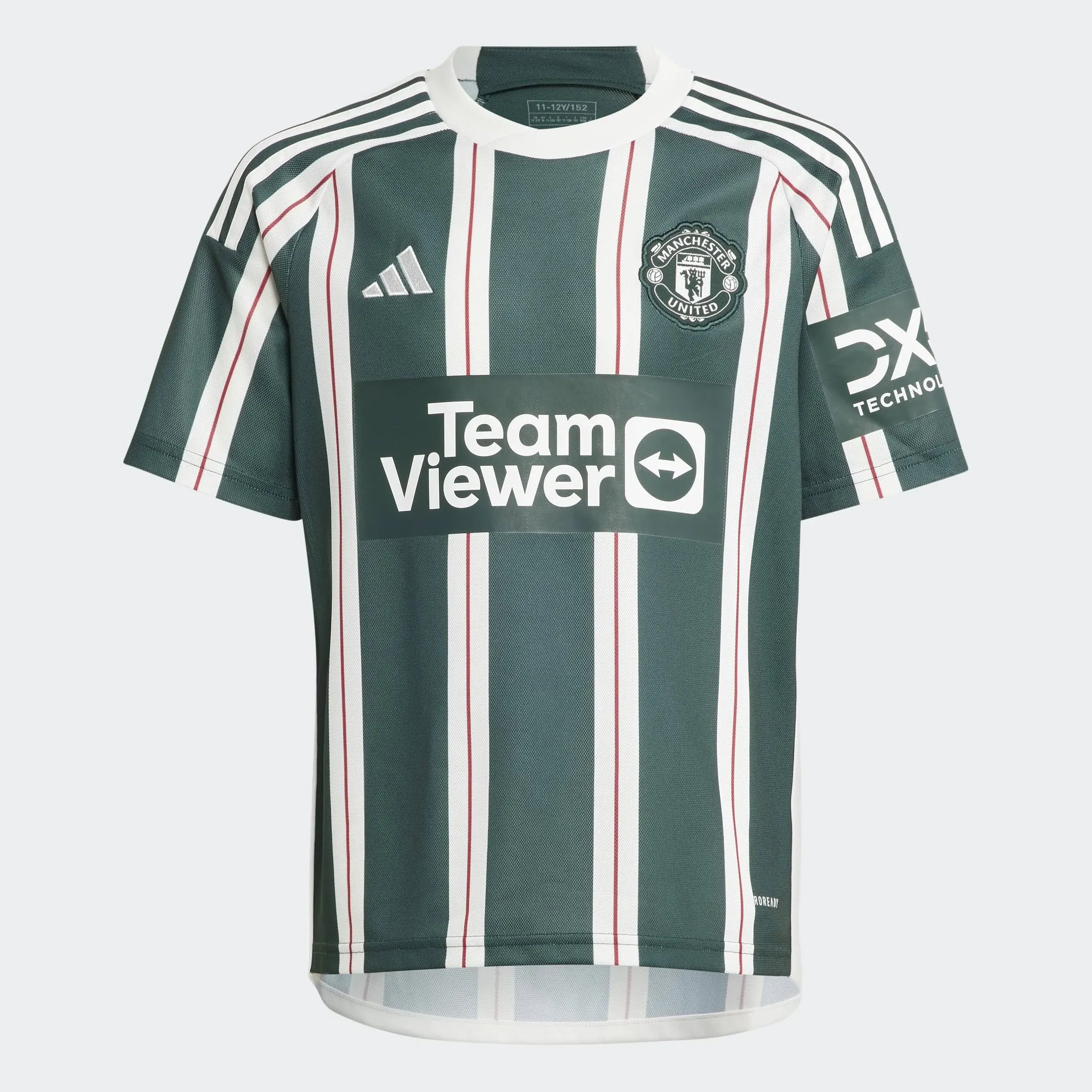 Adidas Youth Manchester United 23/24 Away Jersey - Green