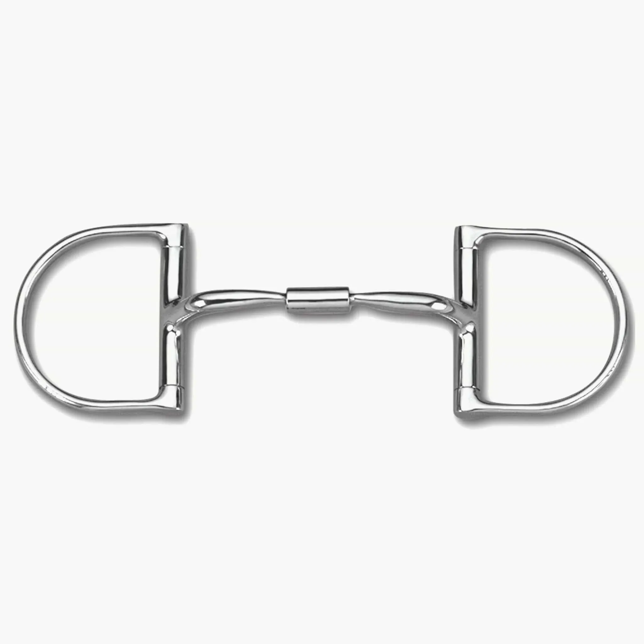 Myler Dee Stainless Steel Snaffle Without Hooks