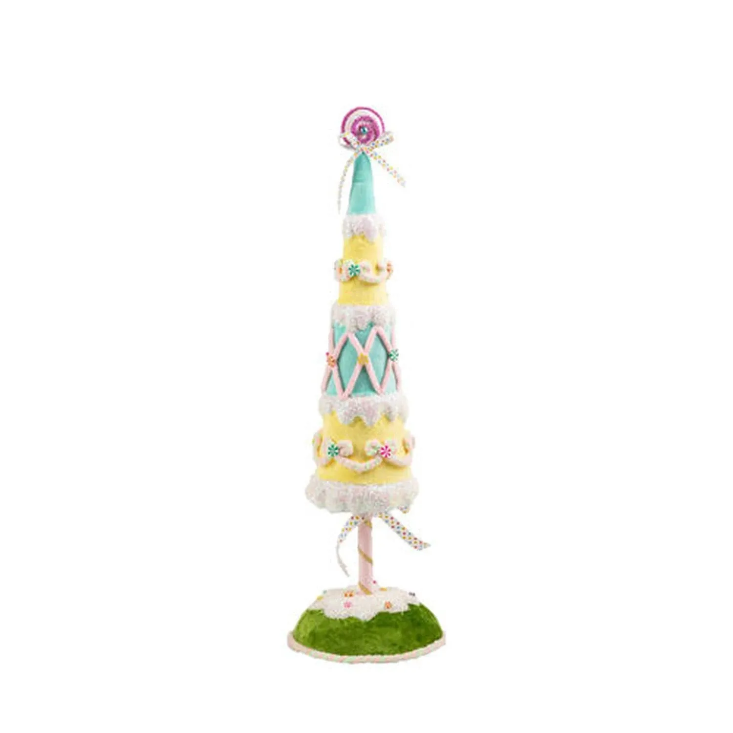 December Diamonds Snow Cream Shoppe 27.5" Icecream Cone Tree