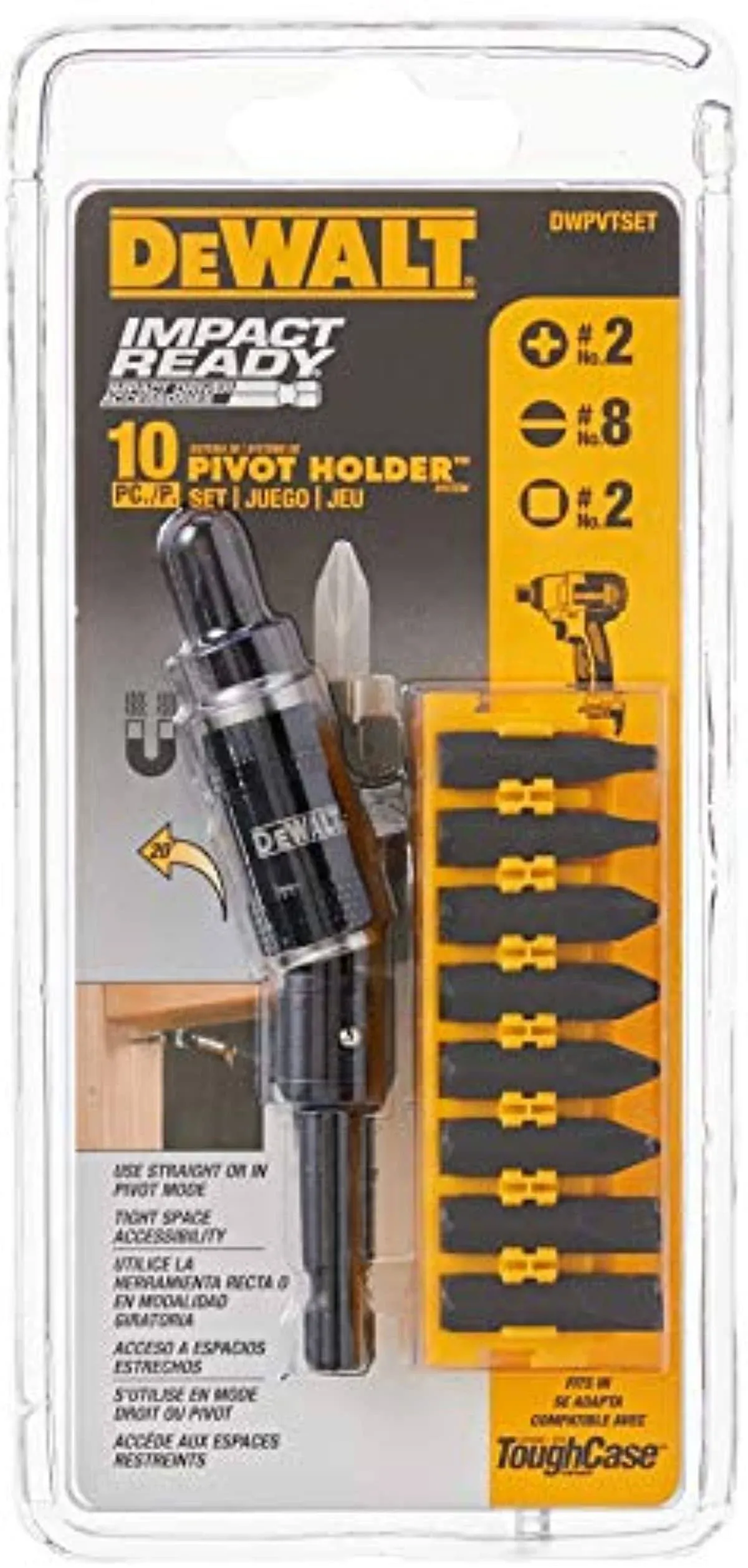 DeWALT Pivot Holder Set with Bit Bar