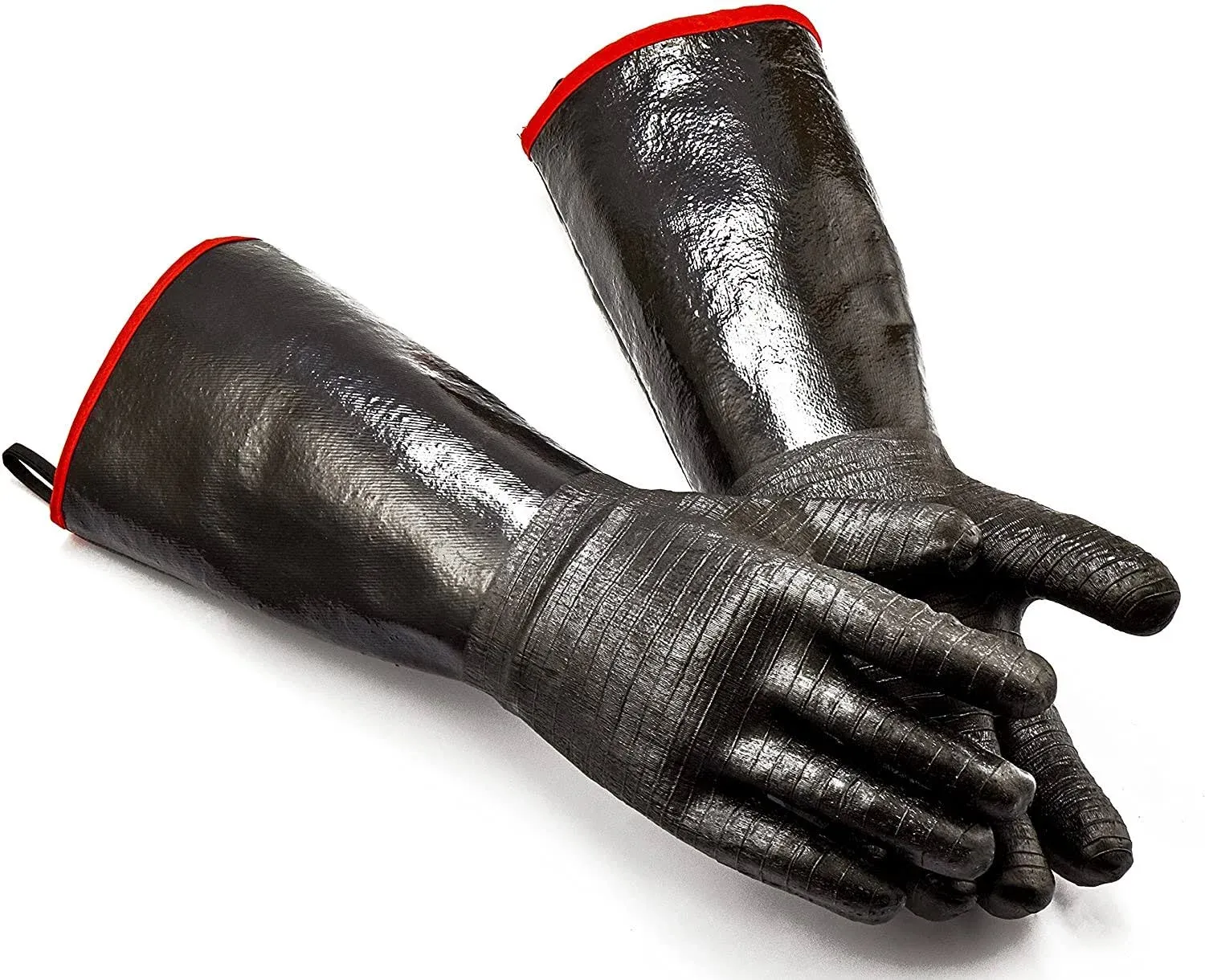 Heat Resistant BBQ Grill Gloves: Oil Resistant Waterproof for Smoking Grilling 