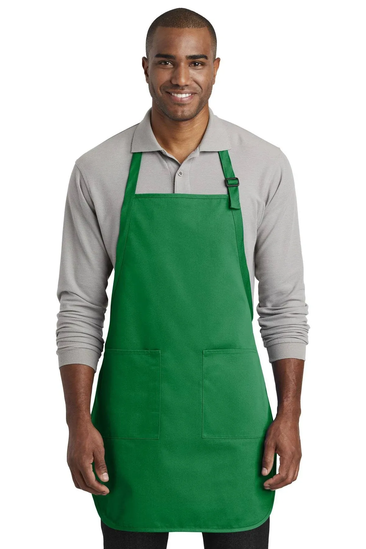 Port Authority Full-Length Two-Pocket Bib Apron