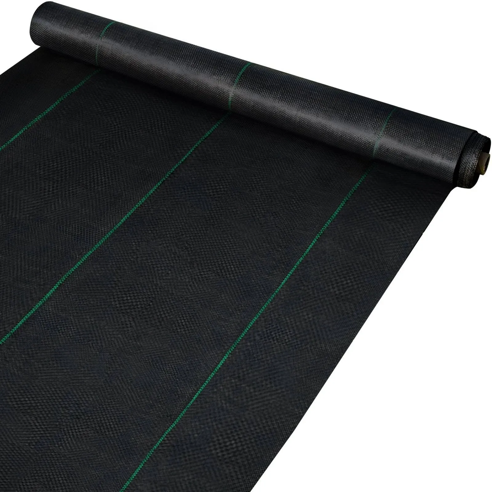 VEVOR ZZZP6.5X300YC3OZ1V0 6.5 x 300 ft. Heavy Duty Premium Fabric Weed Barrier with 3.2 oz Woven Control, Black