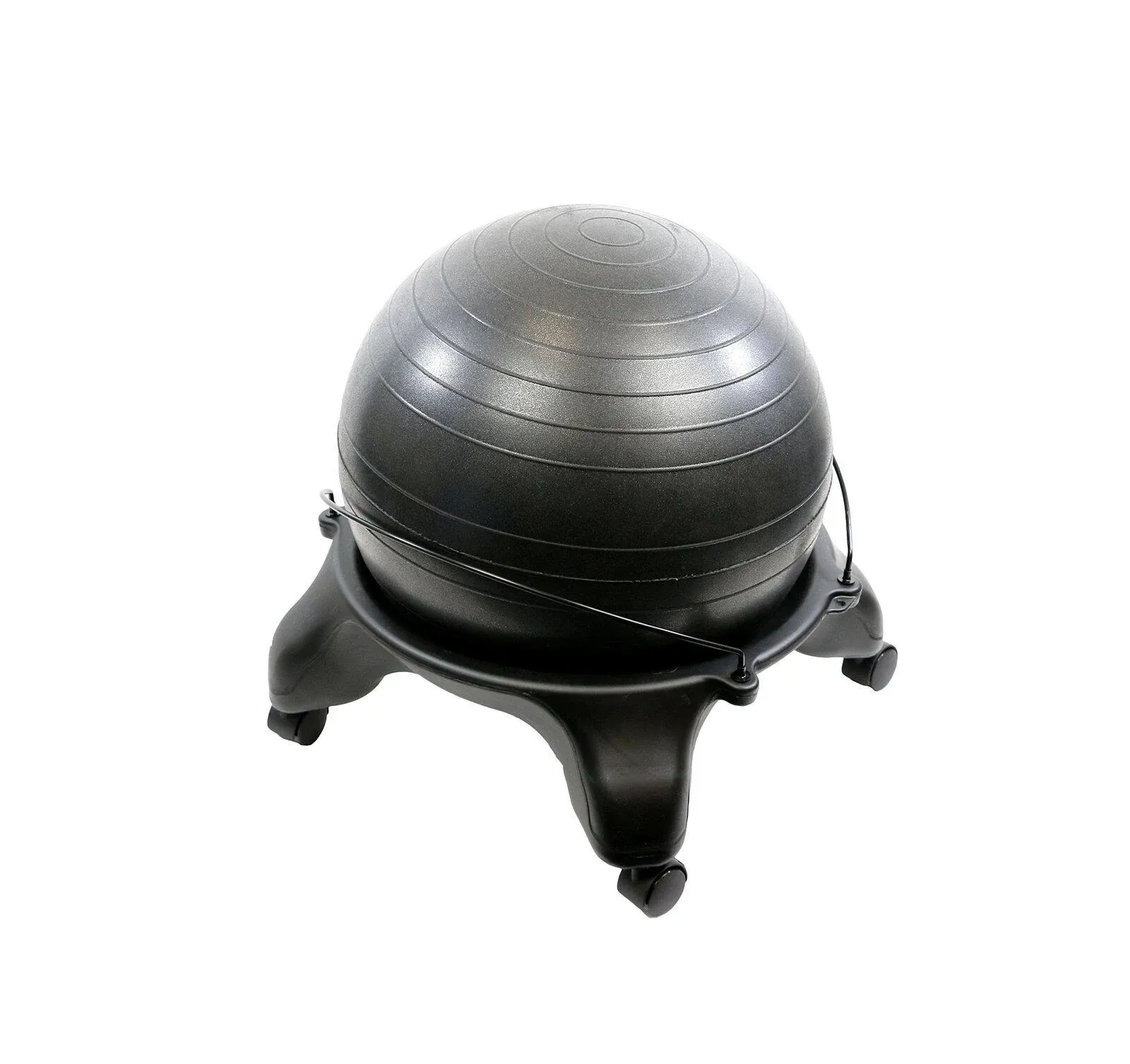 CanDo Ball Chair Plastic Mobile with Back