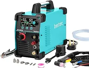 bestarc Plasma Cutter Pilot Arc BTC500DP 7th GEN 50Amps Screen Display Single Phase Voltage 220V