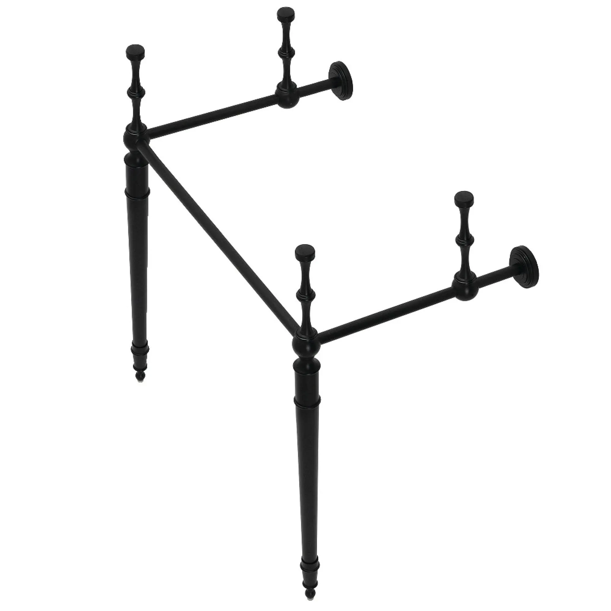 Kingston Brass VPB33220 Edwardian Brass Console Sink Legs Matte Black