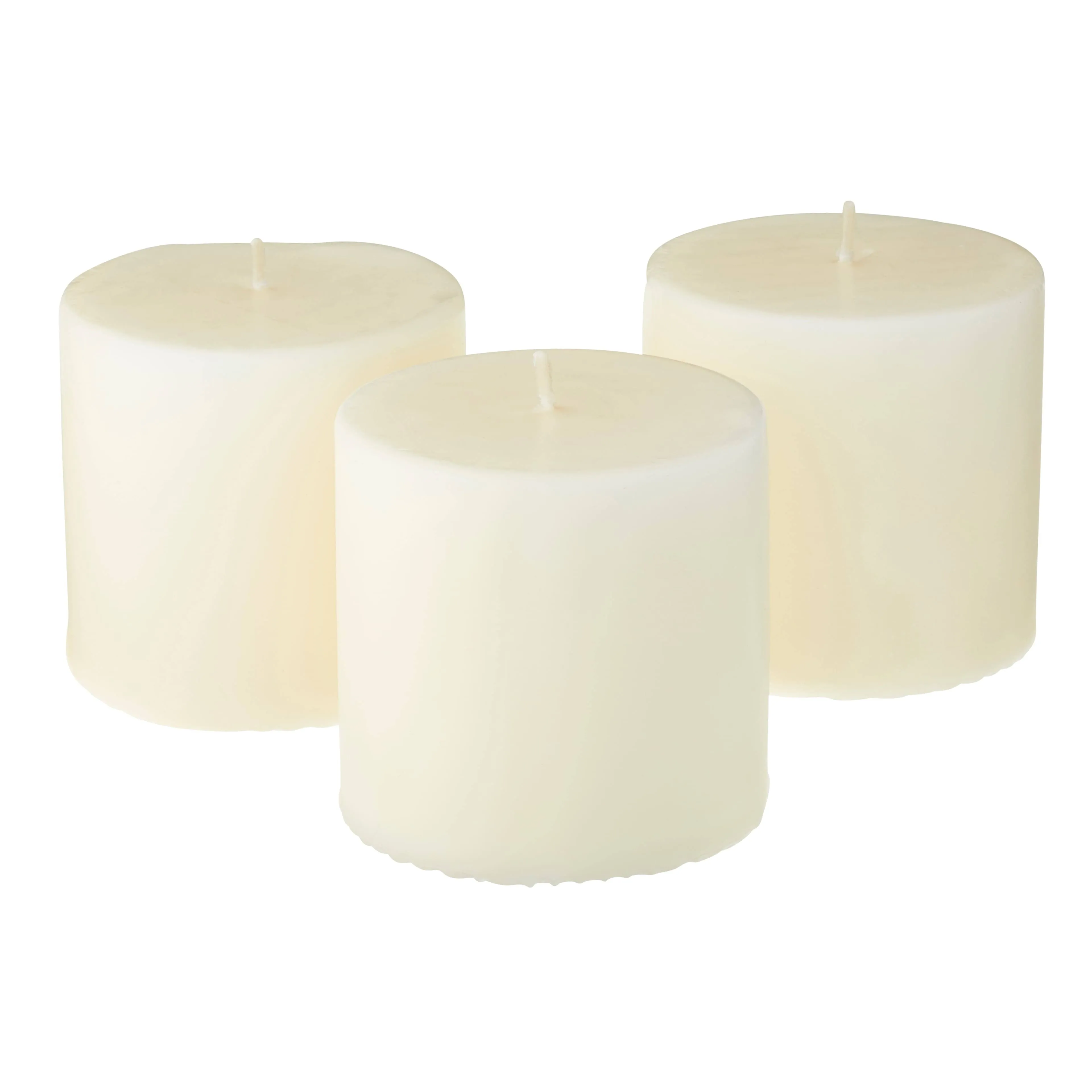 Ashland® Basic Elements™ Ivory Pillar Candles, Value Pack