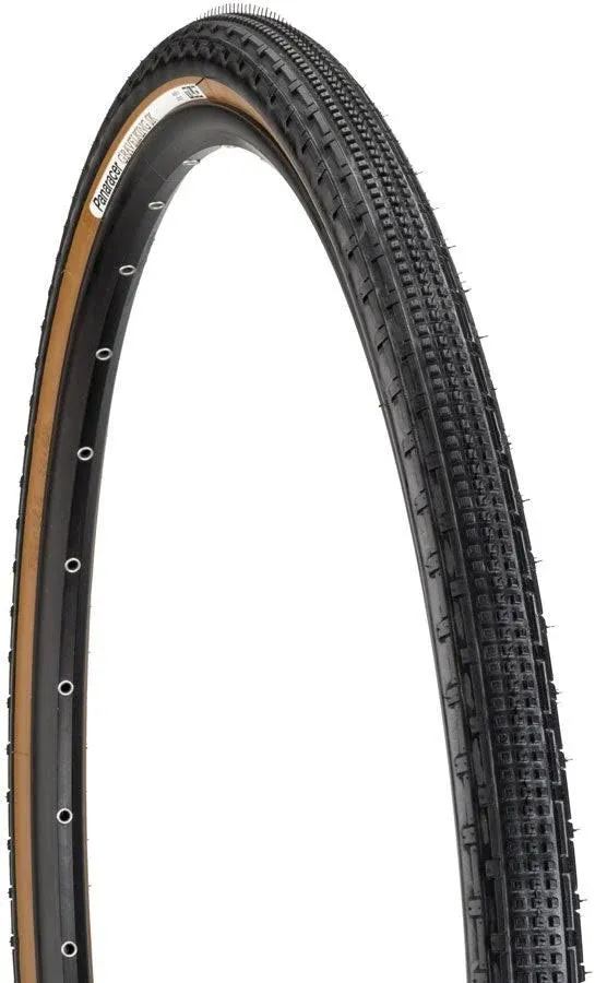 Panaracer GravelKing SK Tire - 700 x 45, Tubeless, Folding, Black/Brown