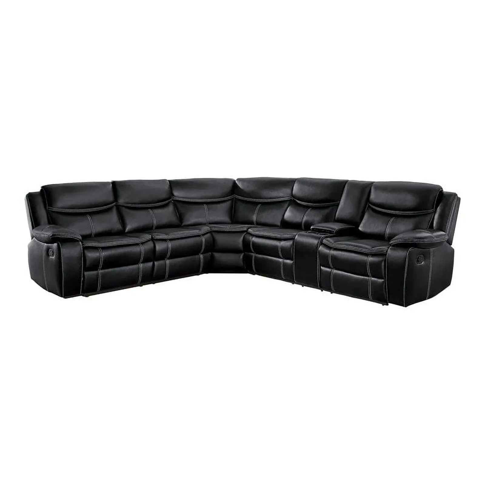 Bastrop Reclining Sectional by Homelegance 8230BLK