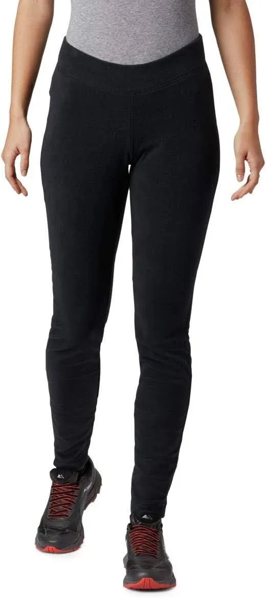 Columbia Women's Glacial Fleece Leggings, Pants, Hiking, Skinny, Mid Rise, Stretch