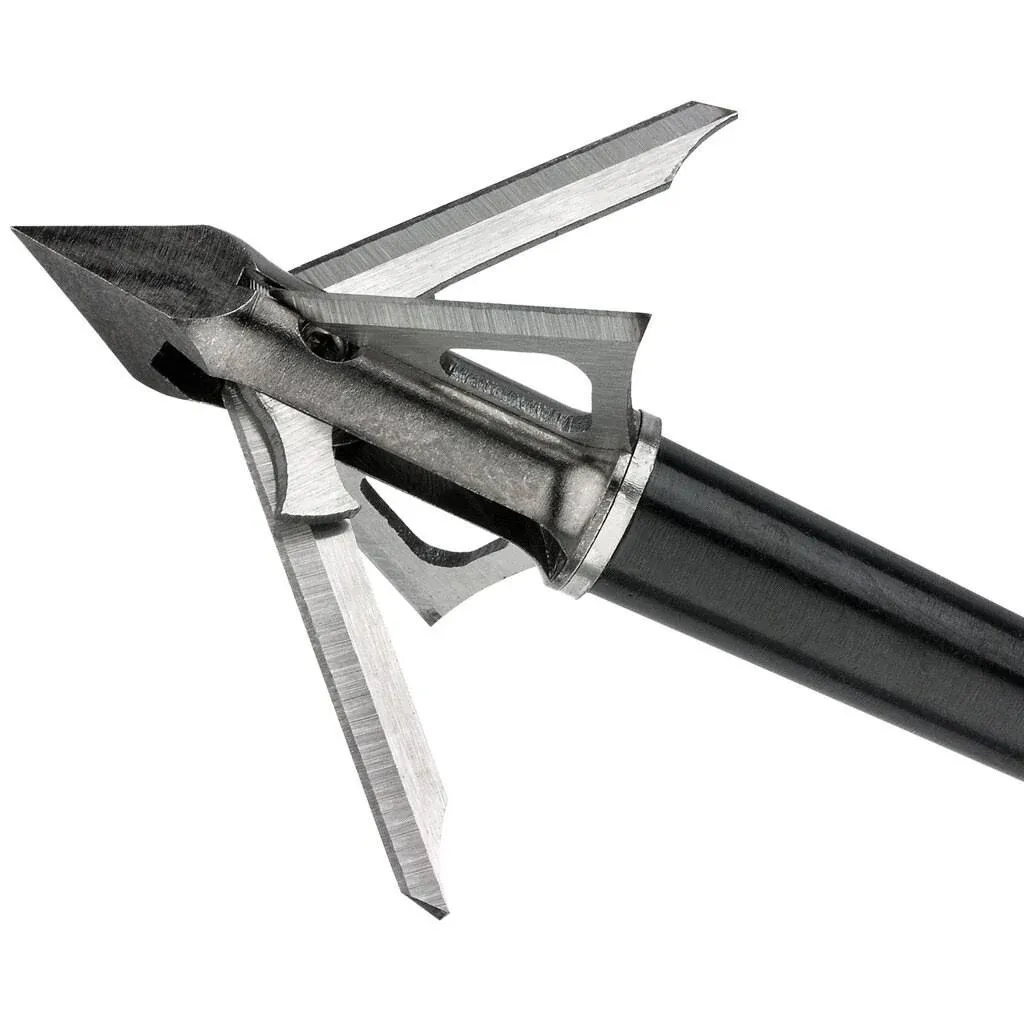 New Muzzy Trocar HBX Crossbow Hybrid 100 Grain 3 Pack Broadheads