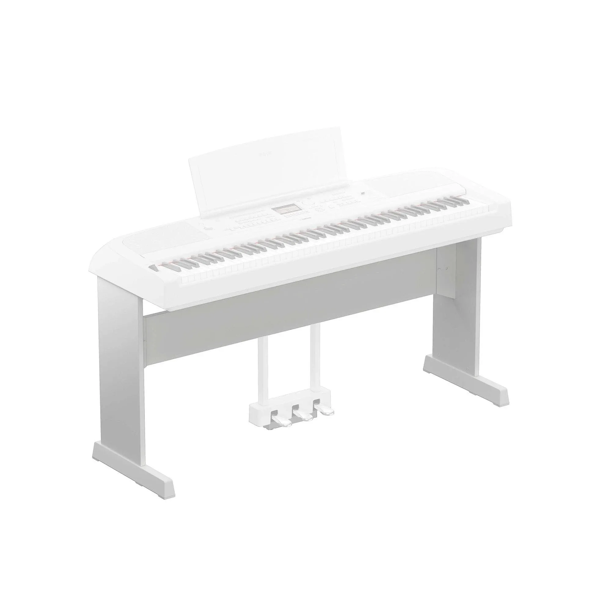 Yamaha L-300 Furniture-Style Piano Stand - White