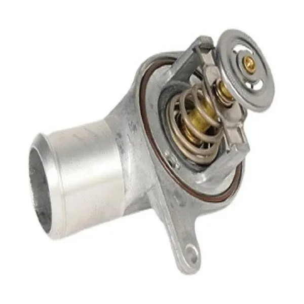 GM Genuine Parts 15-10412 | Silver Engine Coolant Thermostat / Water Inlet Assembly