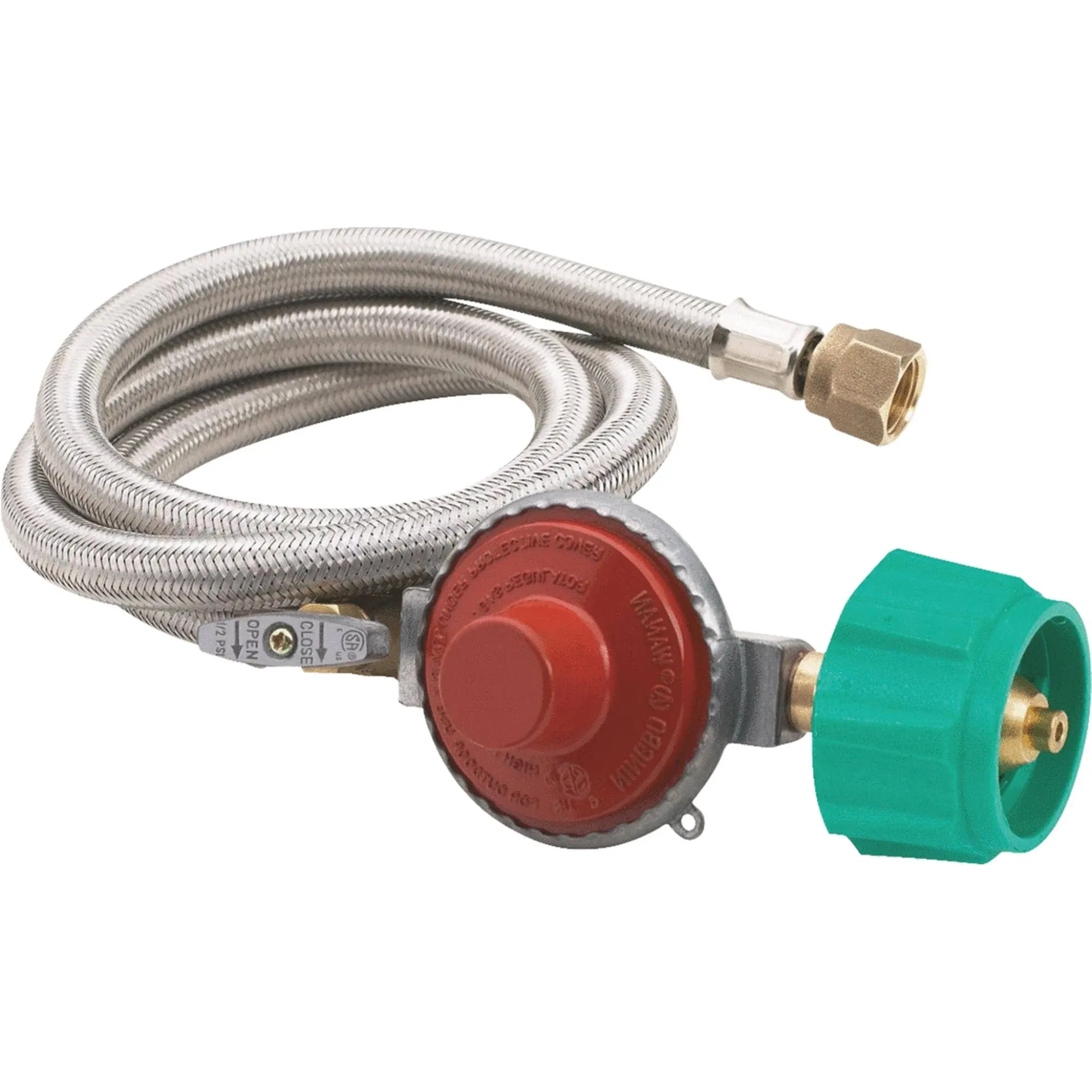 Bayou Classic 48" Gas Hose & Regulator 10 psi