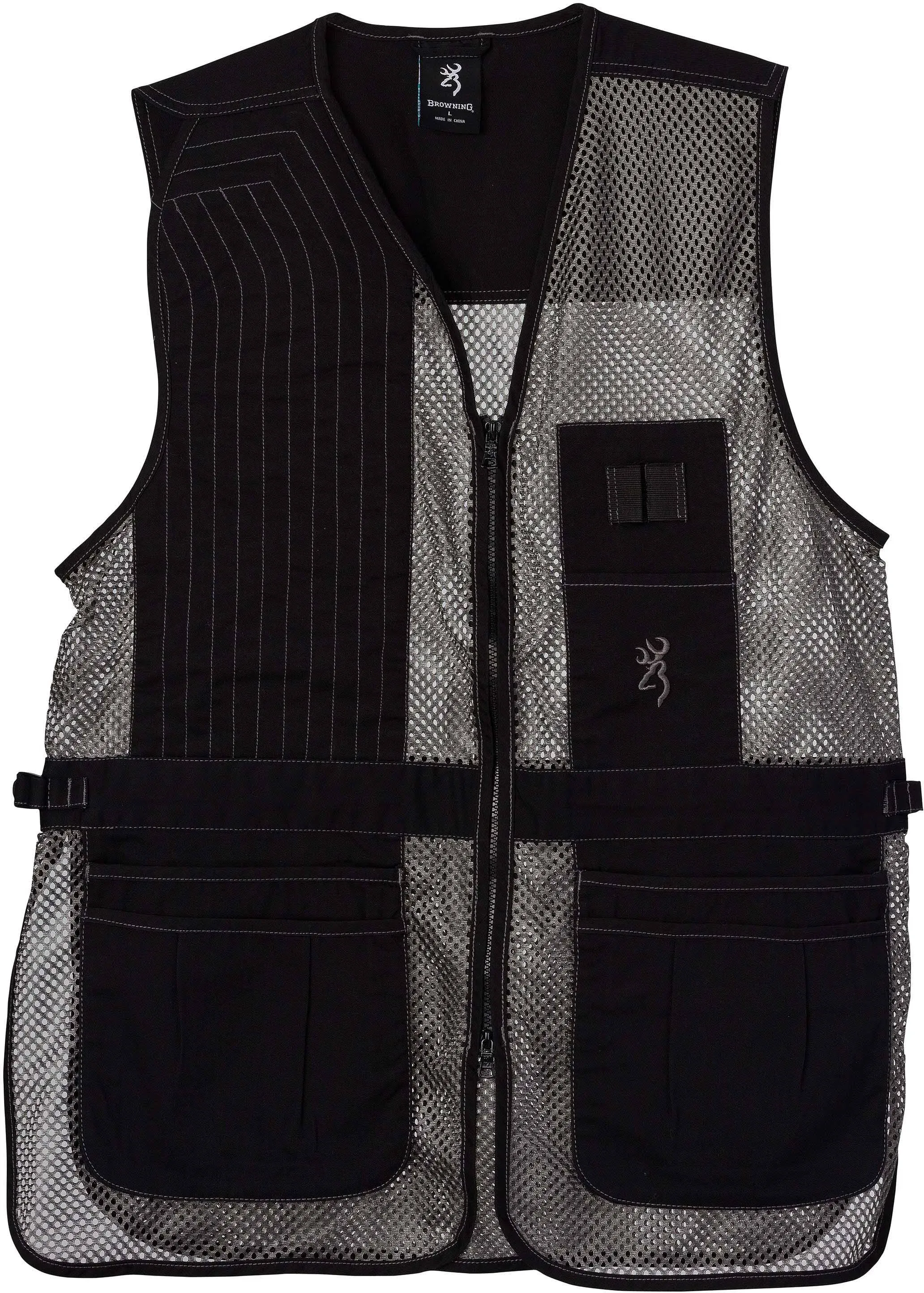 Browning Trapper Creek Mesh Shooting Vest Grey XL