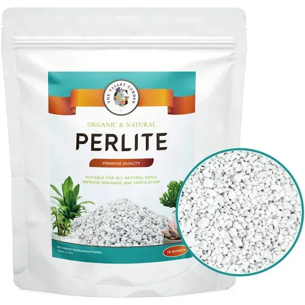 Organic Perlite for All Plants, All Natural Horticultural Soil Additive Condi...